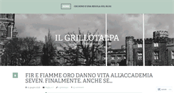 Desktop Screenshot of ilgrillotalpa.com